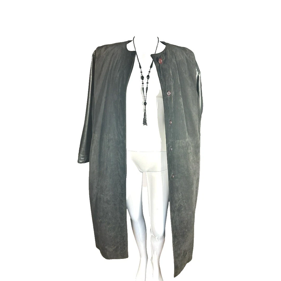 Chaleco de gamuza Vintage abrigos, chaquetas y chalecos para Mujeres