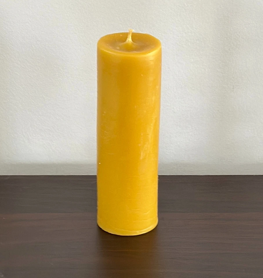 Handmade 100% Pure Beeswax Pillar Candles 100% Cotton Wick 2"x6" - Image 3 of 3