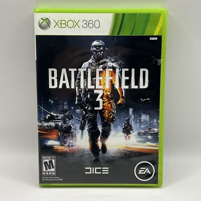 Battlefield 3 (Microsoft Xbox 360, 2011) 2 Discs 