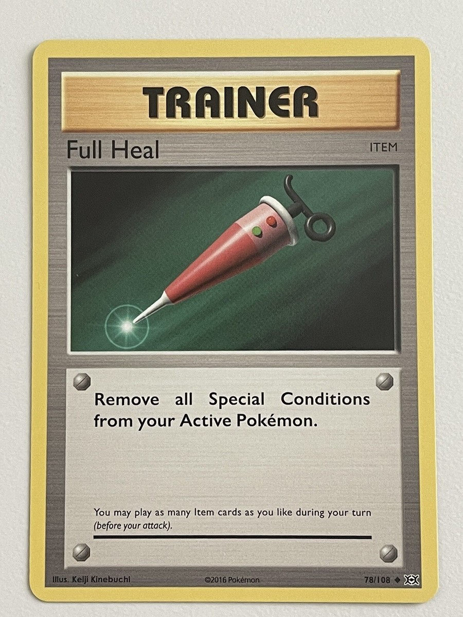 Pokemon TCG -￼ Full Heal - 78/108 - Non-Holo Uncommon - XY