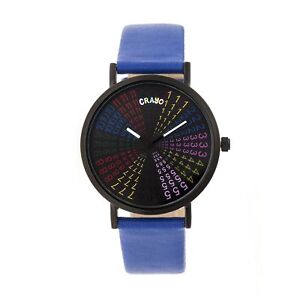 Crayo Fortune Rainbow Dial Navy Blue Band Black Women's Watch CR4308  847864157330 | eBay