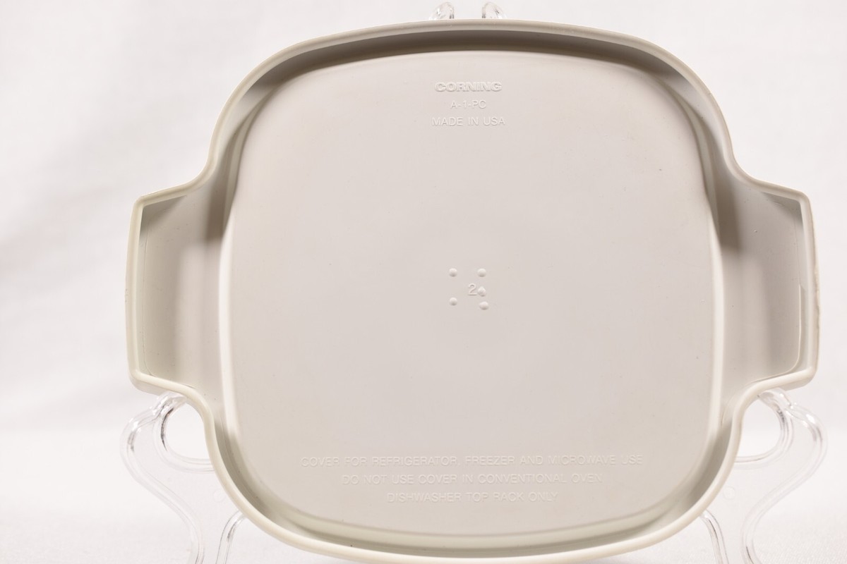 1 CORNINGWARE 1 & 1,5 Qt COPERCHIO IN PLASTICA BIANCA A-1-PC - Foto 5