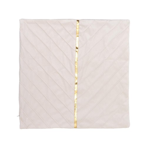 2 Pcs 18x18 Inch Cream White Pillow Covers Velvet Throw Pillow Cover