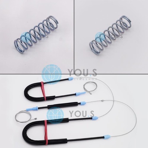 Per Exeo (3R) Set Riparazione Alzacristalli Flessibile Freno Posteriore L+R