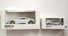 BMW Genuine i8 1/41 Pull Back Car & 1/64 Toy Car Set/ Mini Car Collections OEM