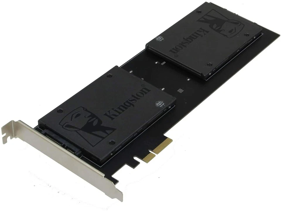 Sedna - PCIe 4X - Quad 2.5 Inch SATA SSD RAID Controller Card (RAID 0/1/10)  - Image 4 of 4
