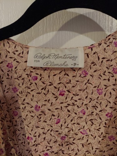 Ralph Montenero Blanche Nachthemd & Morgenmantel Damen Blumen Peignoir Set Petite - Bild 4 von 11