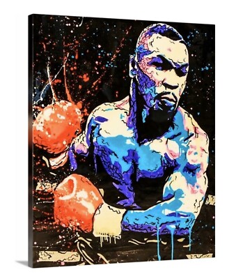 Mike Tyson Canvas Print Picture Wall Fine Art 16X20 More Sizes Avail