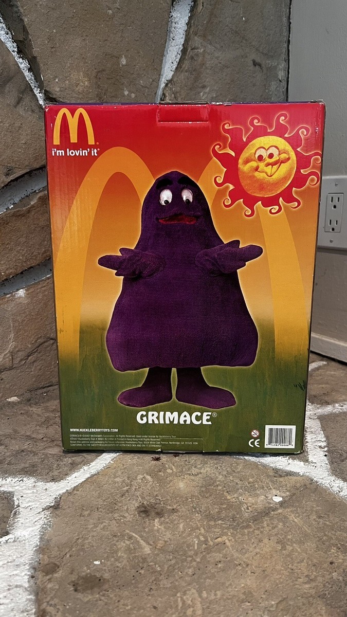 Grimace McDonalds Huckleberry Toys Mcdonaldland Plush 2007 SDCC
