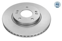 2X Meyle 37-15 521 0039/PD Bremsscheibe FüR Hyundai KIA