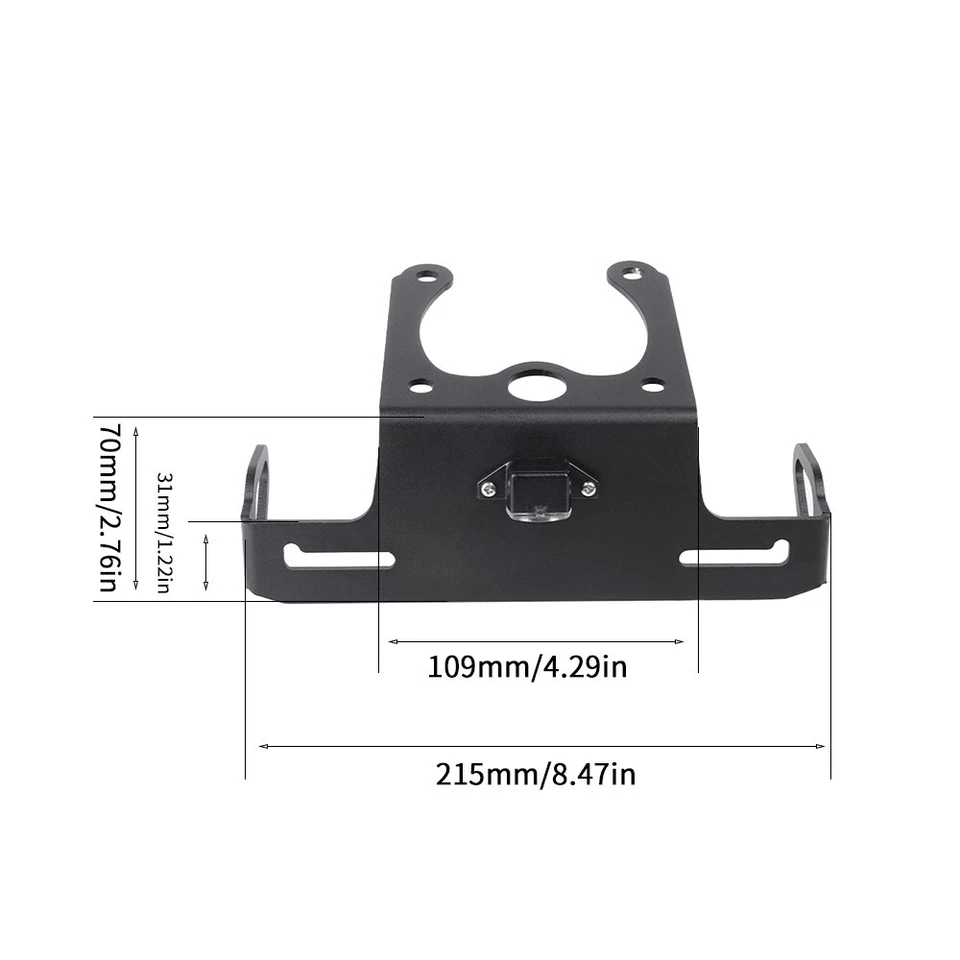 Soporte de matrícula ordenado trasero para YAMAHA FZ-8 Fazer FZ-1N FZ-1 Fazer 10-12 Foto 2 de 4