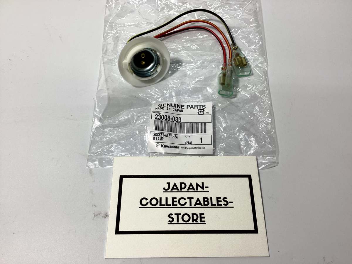 Kawasaki Bulb Fitt Socket Assy Headlamp Head Light New 23008-033