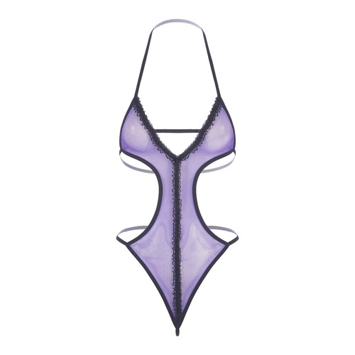 Mujeres Ropa de dormir Sexy Body Correas Lencería Atar Leotardo Erótico Gato Traje - Imagen 32 de 66