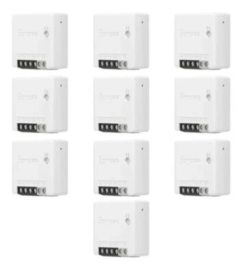 SONOFF MINI R2 WIFI APP DOMOTICA SMART SWITCH INTERRUTTORE ALEXA GOOGLE HOME 10P