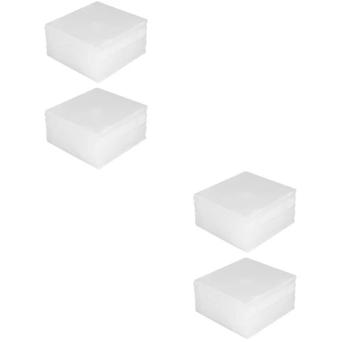 40 Pcs Professional Single CD DVD Case Storage Box with Assembled Clear Tray