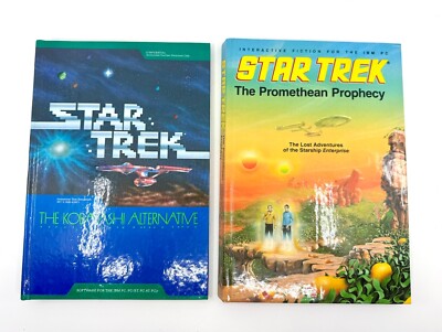 Star Trek IBM Pc Games:  The Promethean Prophecy 1986; Kobayashi 1985