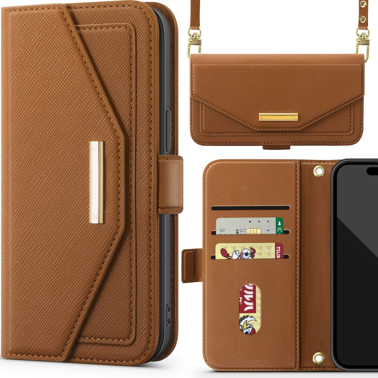 NODALA for iphone15 Case Notebook Type iPhone 15 Smartphone Case Wallet Typ 973