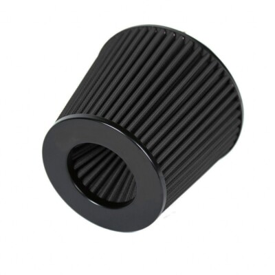 80mm Kegel Luftfilter schwarz/schwarz 80mm 3,15'' Halsdurchmesser für Ansaug Induktion