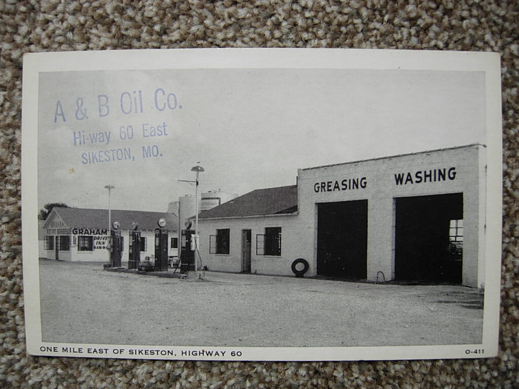 SIKESTON MOA&B OIL COGAS PUMPSAUTO SERVICE STATIONMISSOURIROUTE 60ROADSIDE eBay