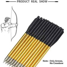24PCS 6.25" Pistol Crossbow Arrows Bolts 50-80lb Aluminium Crossbow Arrows US