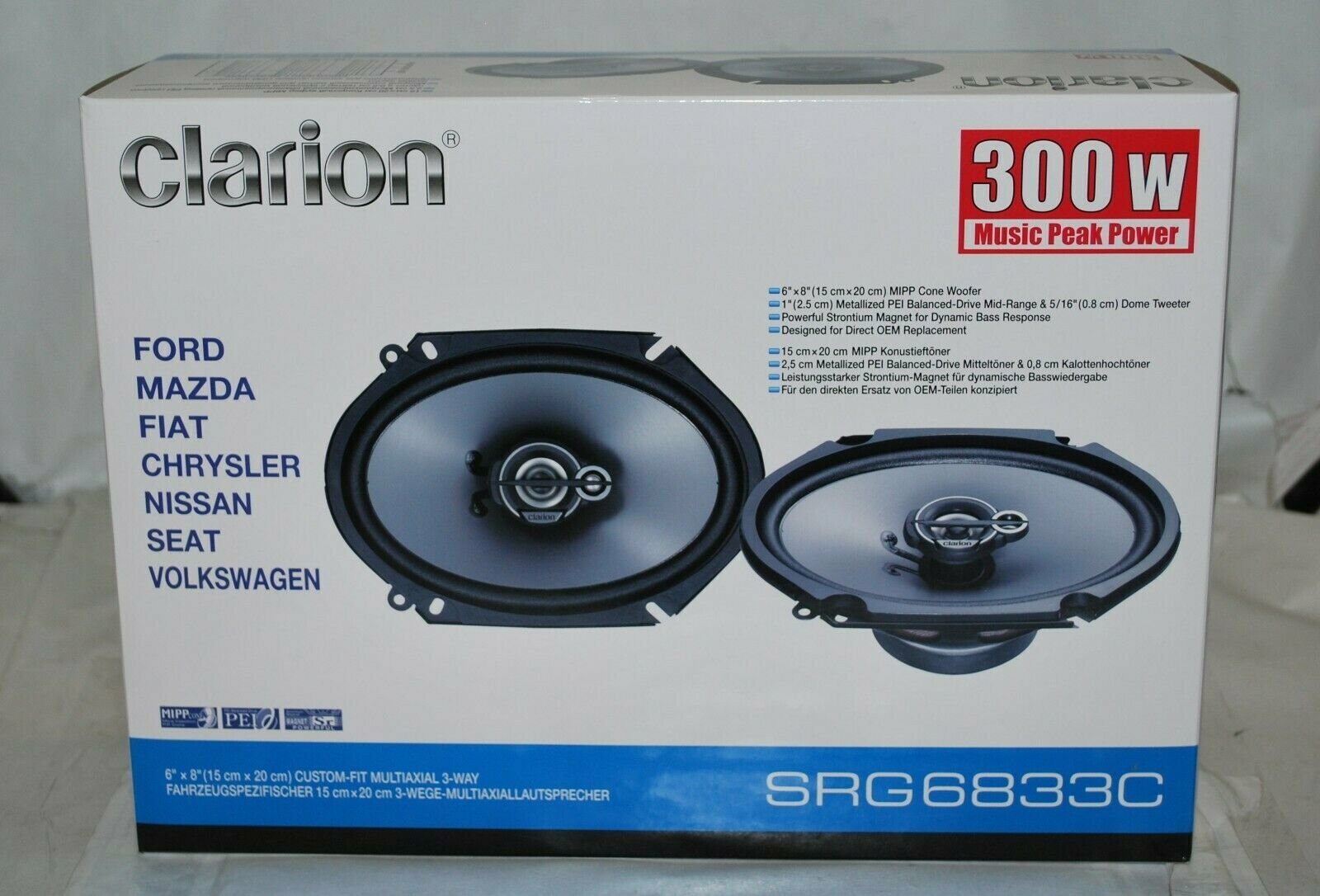 clarion 4 inch speakers