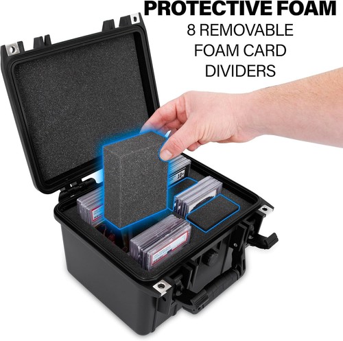 Pro Collector Card Box - Waterproof Storage for Trading Cards with Dividers - Picture 9 of 11