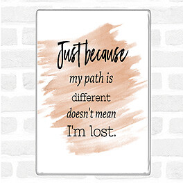 I'm Lost Zitat Jumbo Kühlschrankmagnet