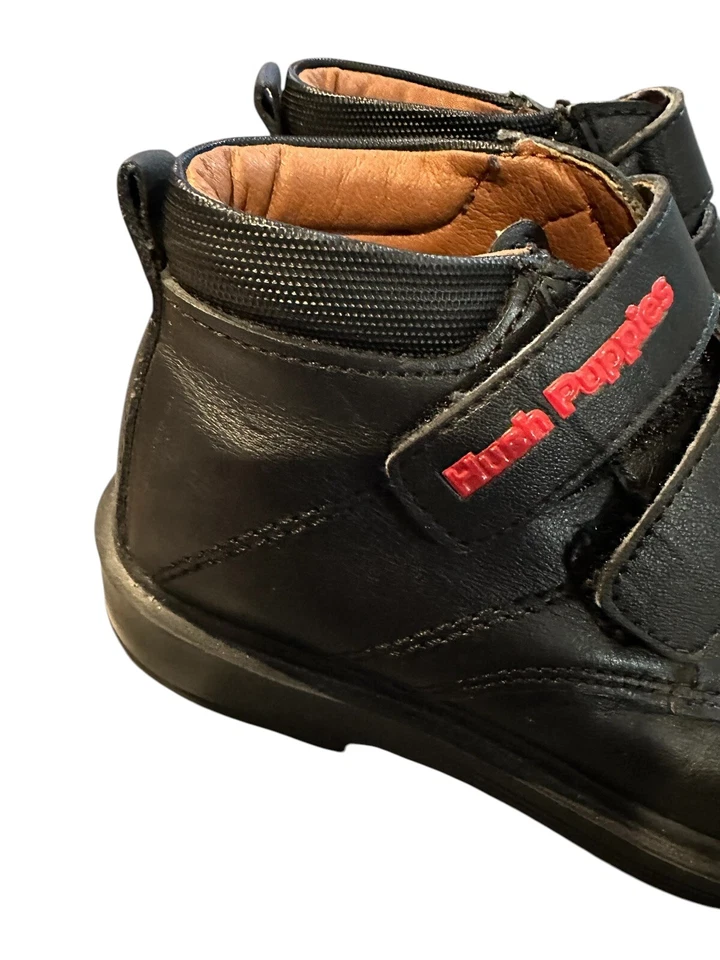 Hush Puppies Niños Unisex Cuero Zapato Bota Zapatos de Vestir - HP01156 Excelente Estado Foto 4 de 4