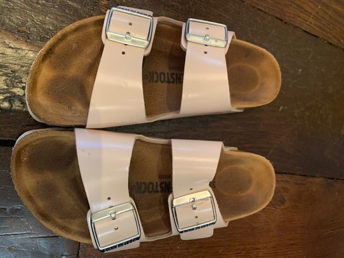 pale pink birkenstocks