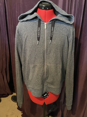 Calvin Klein Waffle Full Zip Hoodie XL