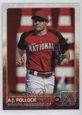 2015 Topps Update AJ Pollock (Sabermetric Back) #US186 1cx3