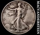 1934 Silver Walking Liberty Half Dollar - Scarce  Better Date  #K1770