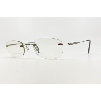 RODENSTOCK Rimless Eyeglasses Lightweight Titanium Metal Frame Silver