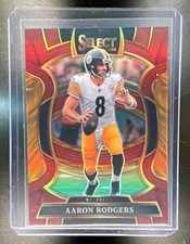 2025 Panini Select Aaron Rodgers Concourse Maroon Prizm /149 #51 Steelers