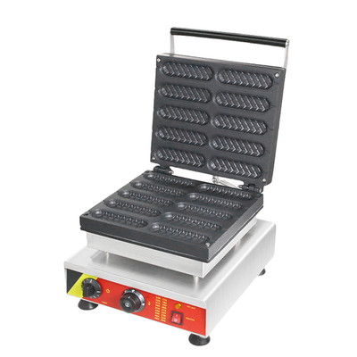 Kommerzieller Corn Dog Waffeleisen 2000W Antihaft-elektrische Waffeleisenmaschin