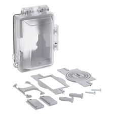 1-Gang Extra Duty Horizontal/Vertical Non-Metallic Weatherproof In-Use Outlet Co