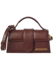Jacquemus The Bambino Leather Shoulder Bag Women's Brown Os