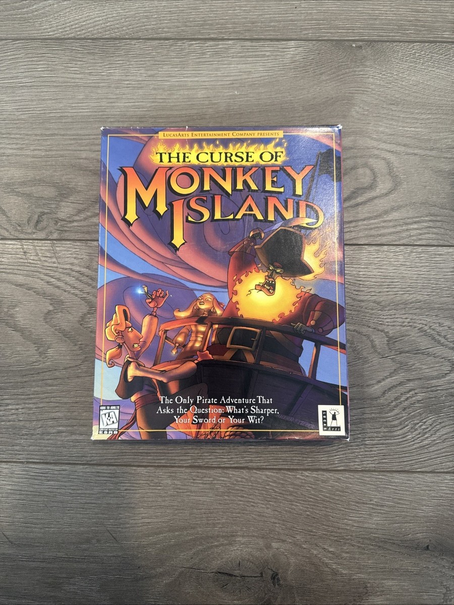 The Curse of Monkey Island PC CD-ROM Big Box Adventure Game