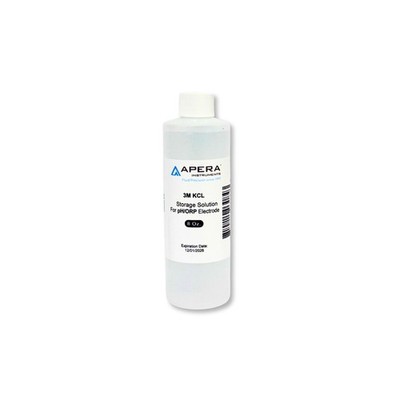 Apera Instruments 3M KCL Storage Soaking Solution (8 oz.) for pH and ORP... 