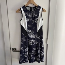 Prabal Gurung For Target Floral Black And White Dress 2 Worn Once