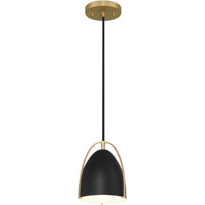 Access Lighting 63136-MBL Axel LED 8 inch Matte Black Pendant Ceiling Light