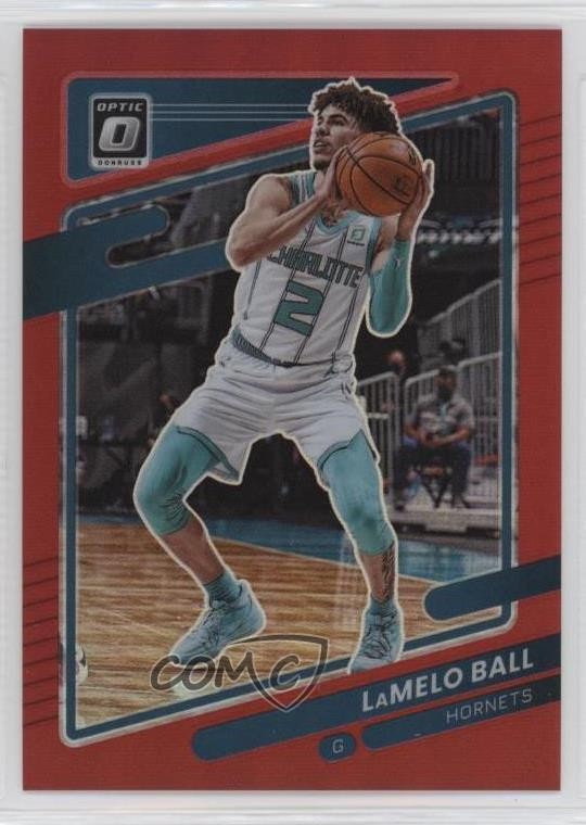 2021-22 Panini Donruss Optic Red Prizm 71/99 LaMelo Ball #26 14t3