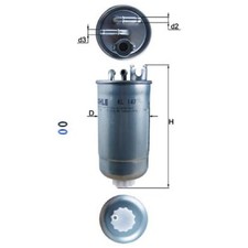 Kraftstofffilter für VW Bora 1 1J2 1J6 Caddy 2 9K9B Golf 4 1J1 1J5 LT | 2387592