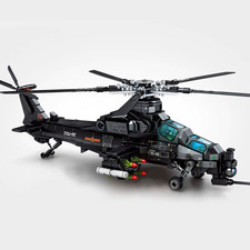 SEMBO 732PCS Z-10 Military Helicopter Building Blocks for Boys' Gifts