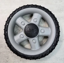 Jeep Lightweight Stroller Plastic Wheel Tire Only 6" Total Replacement OEM