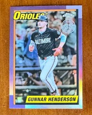 2025 Topps Chrome GUNNAR HENDERSON 35th Anniversary #90CB-3 Baltmore Orioles