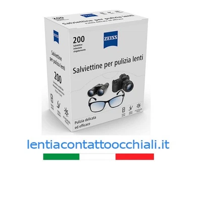 Zeiss Salviettine   Pulizia Lenti 200 pezzi (1 Pacco da 200 salviette) - Bild 1 von 3