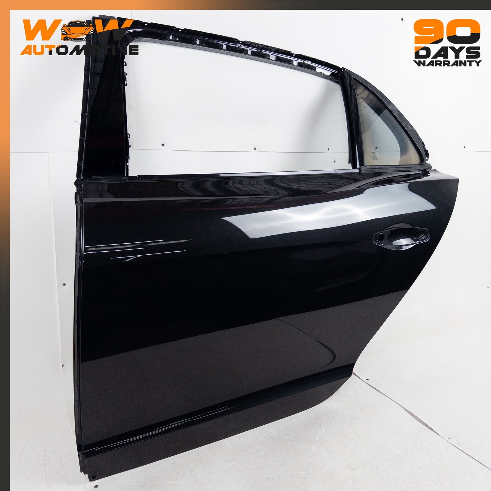 14-19 BENTLEY FLYING SPUR REAR LEFT DRIVER SIDE DOOR SHELL PANEL BLACK OEM