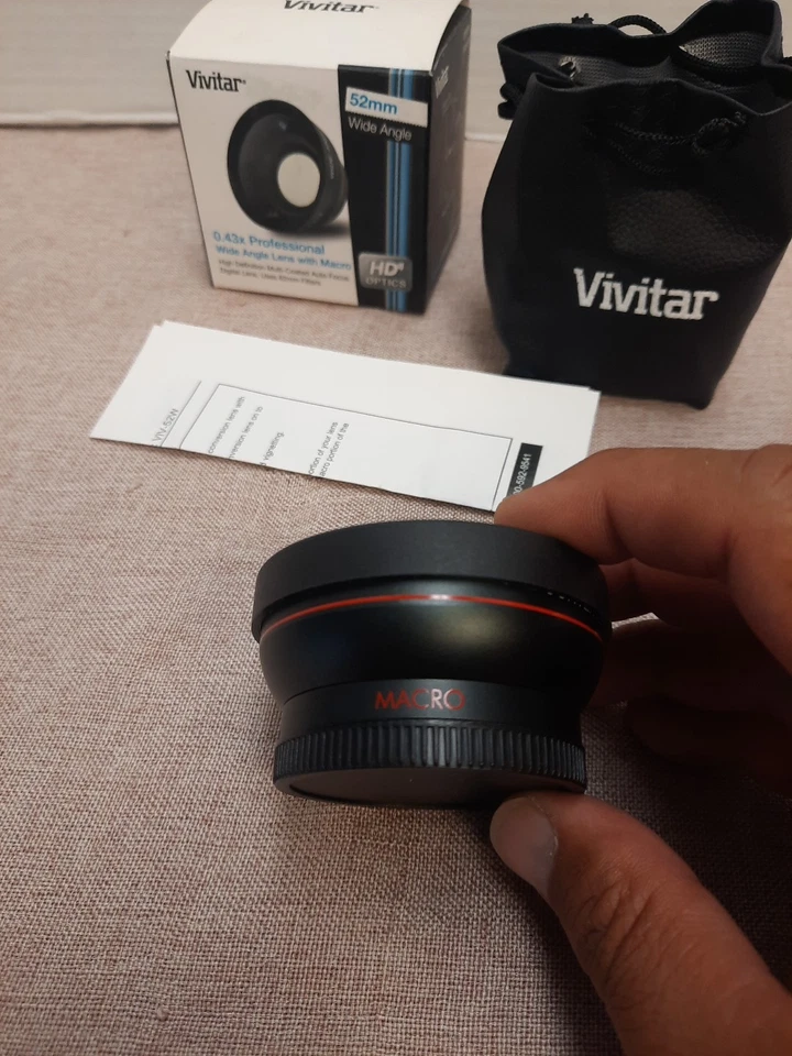 Vivitar 0.43x Professional 52 mm Wide Angle Lens  - Image 4 of 4