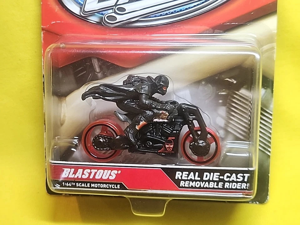  Hot Wheels Motorcycles Blastous Removable Rider Diecast NOS 🔥02 - Image 4 of 4